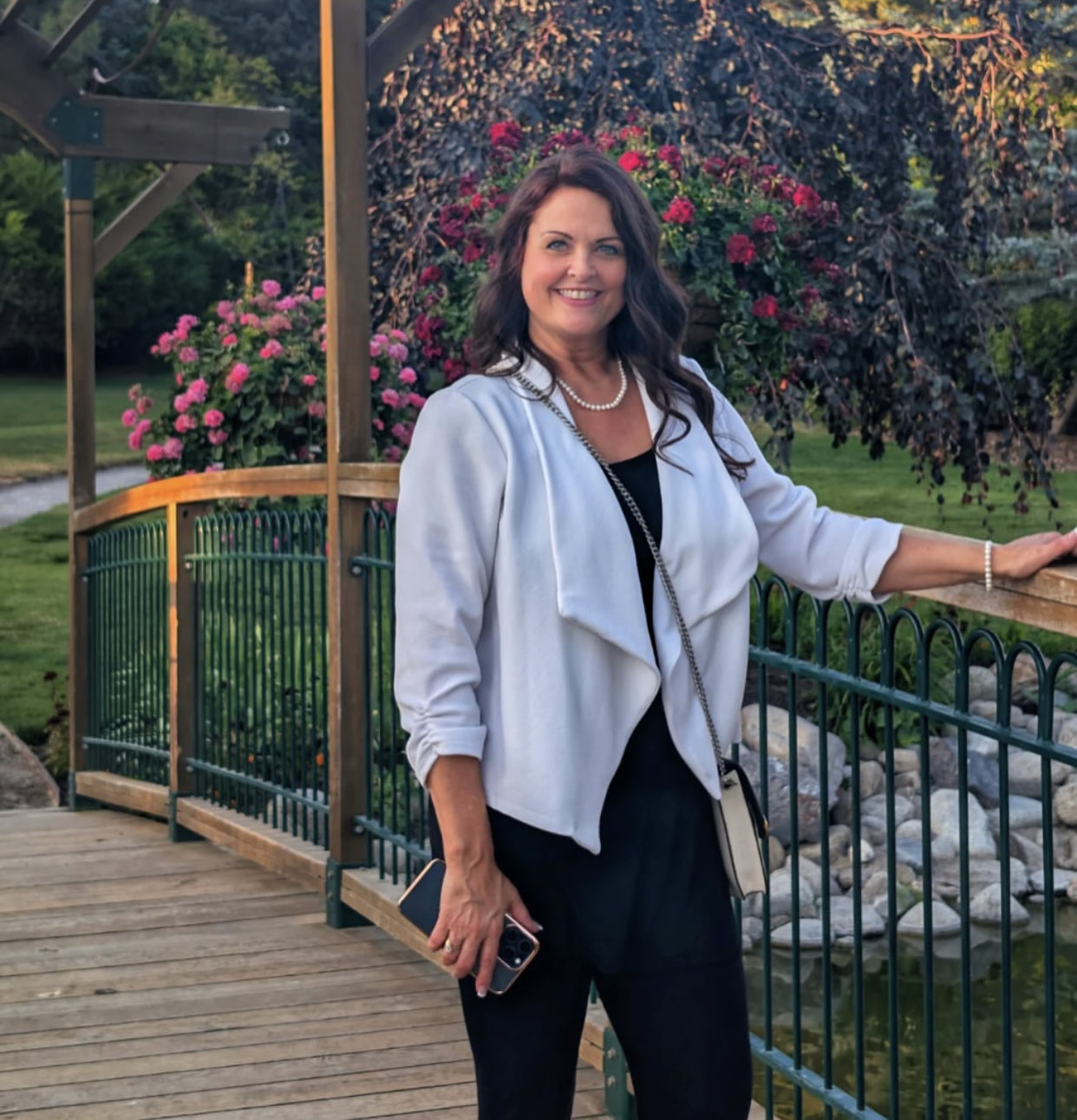 Professional portrait in natural setting